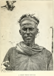 An Arab Chief with the amrani/mariin phenotype (Dhufar, Oman).
