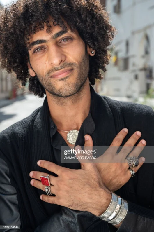 Actor Ahmed Al-Munirawi (Palestinian).