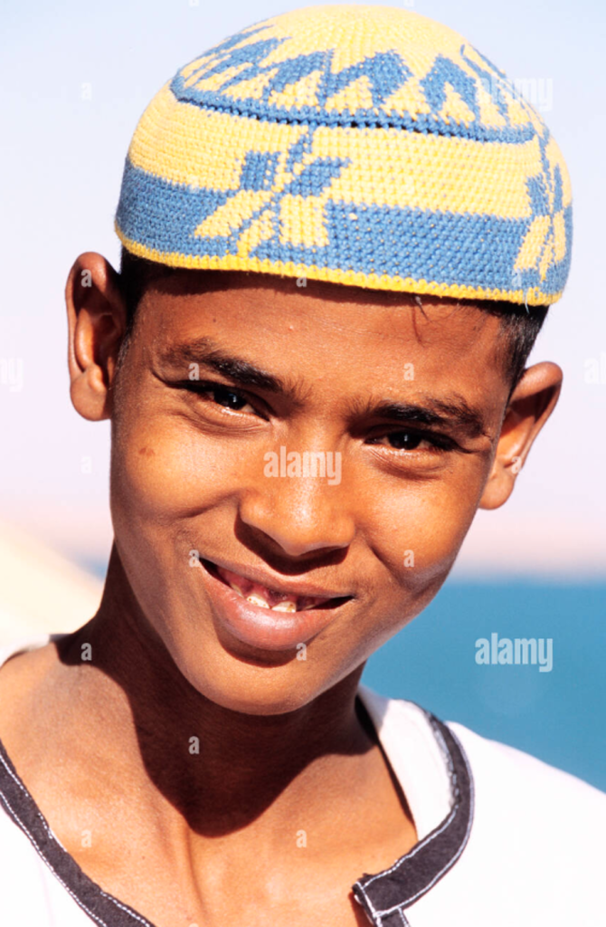 A Nubian boy (Cushitic origin).